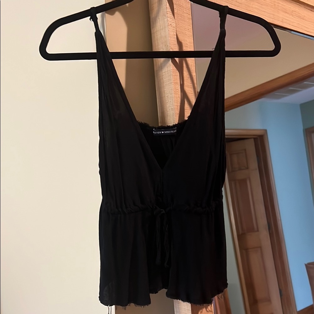 Brandy Melville Black Sleeveless Blouse